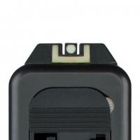 #16a +16b Korn Stahl Nachleuchtend (Luminescent) 4,1mm mit Schraube - Glock | Waffen Falch